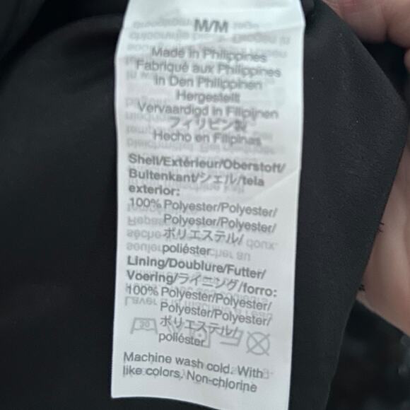 J. Crew Tie-Waist V-Neck Blouse Women's Medium Black Metallic Dot Jacquard - Picture 6 of 7